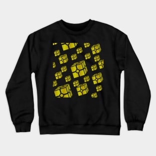 Golden Cubes Crewneck Sweatshirt